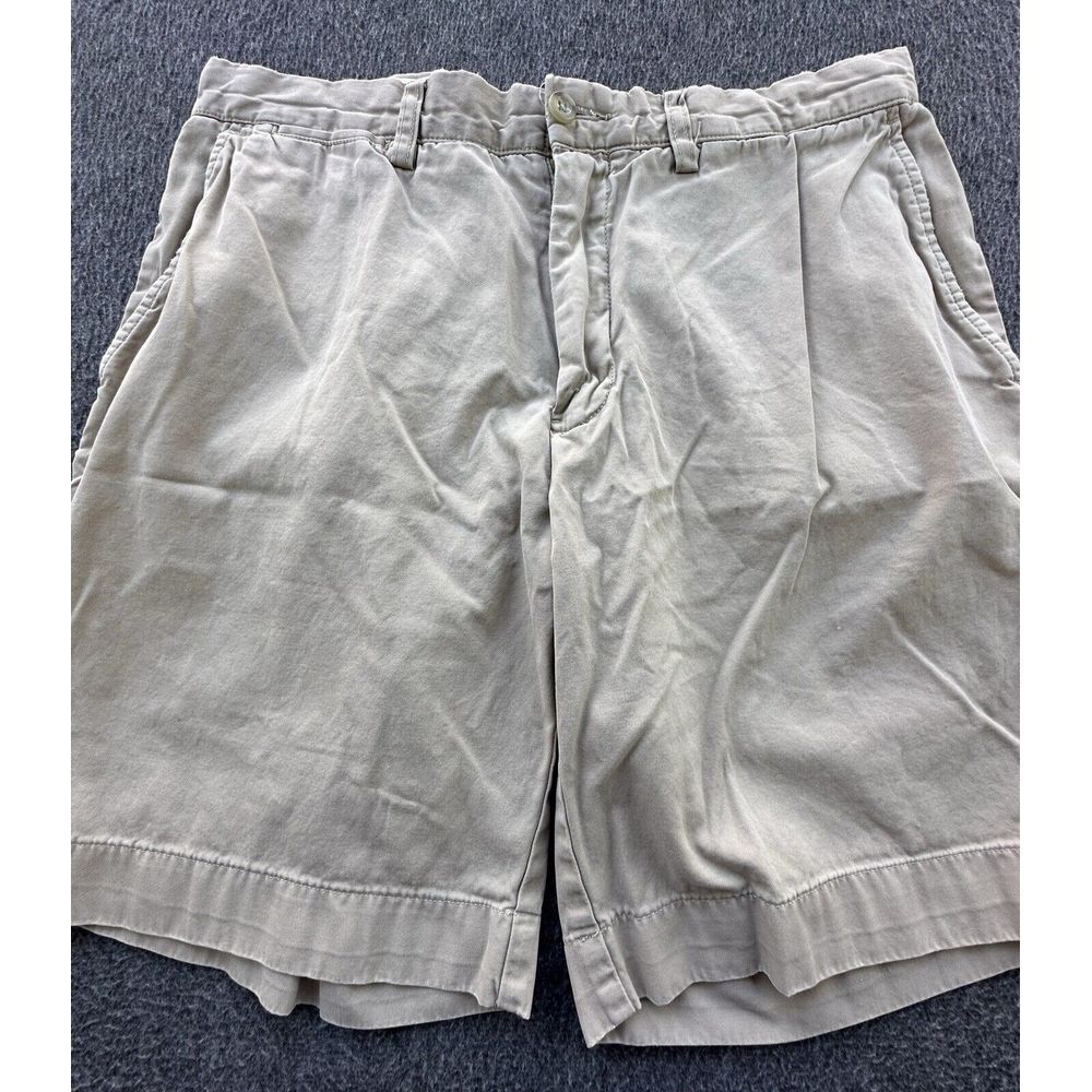 Polo Ralph Lauren Shorts Men's Size 32 Beige Khaki Pockets Flat Front Chino Golf